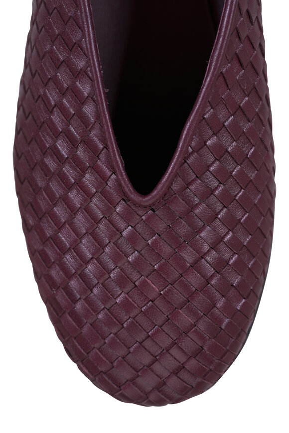 Bottega Veneta Rosa Deep Mahogany Ballerina Flat - view 5