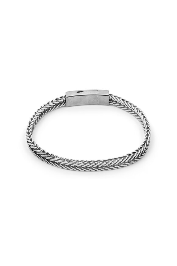 Tateossian - Coda Di Volpe Sterling Silver Bracelet