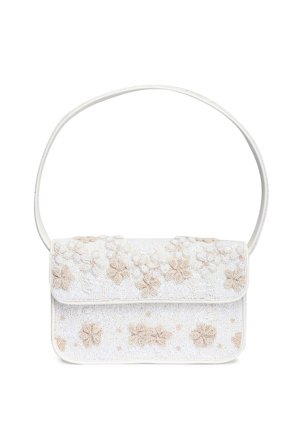 Staud Tommy Beaded Garden Party Shoulder Bag