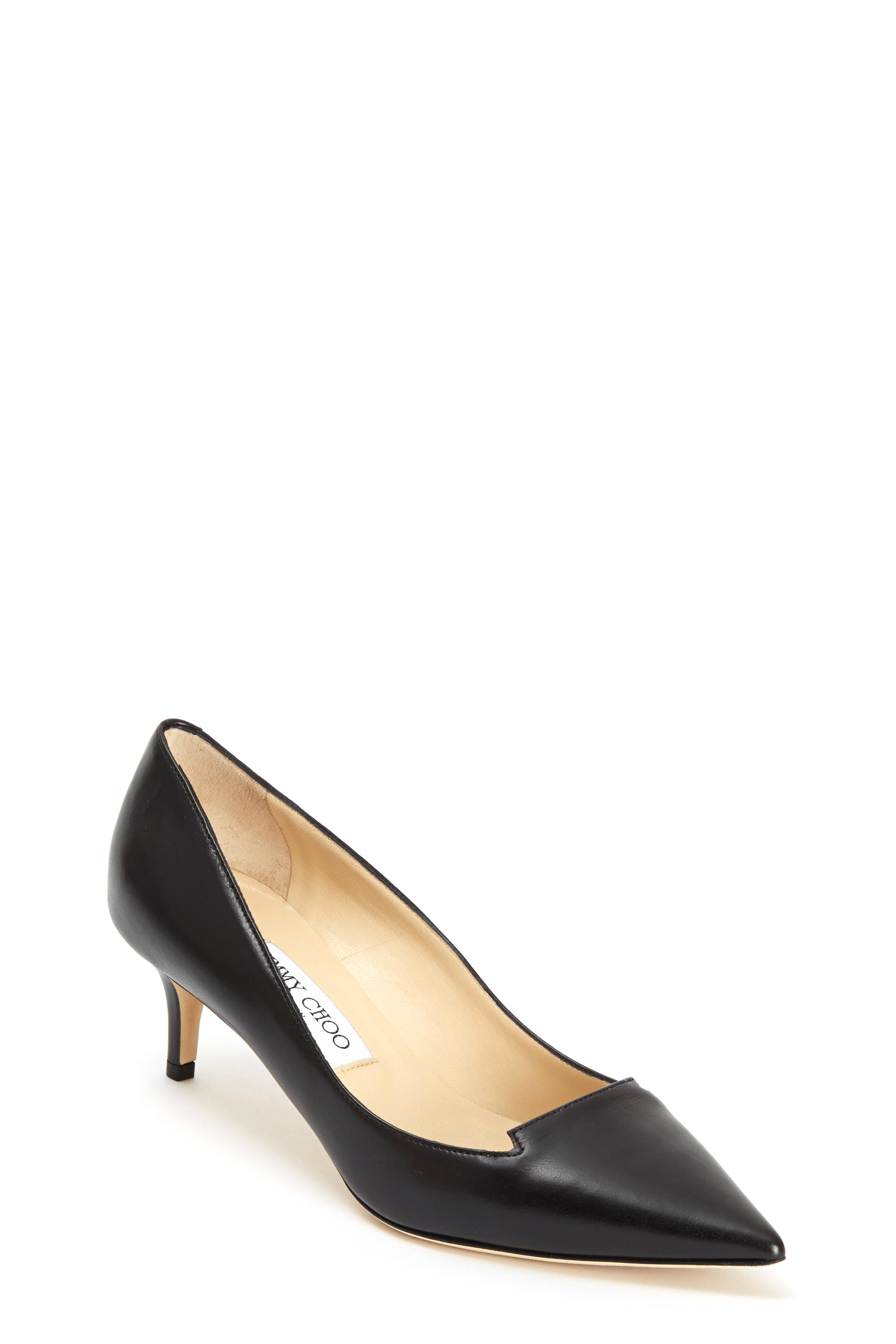 Jimmy Choo - Allure Black Leather Pump, 50mm