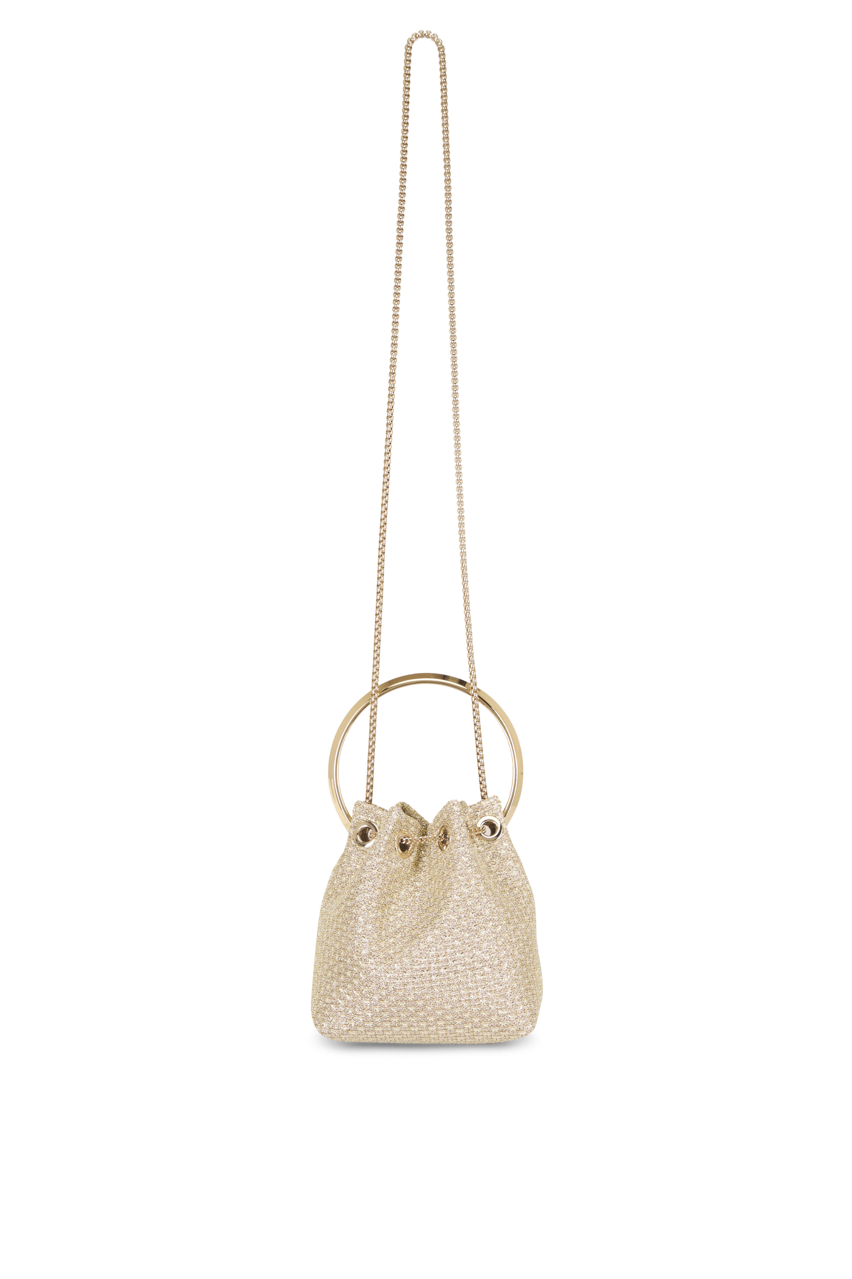 Jimmy Choo - Bon Bon Lurex Top Handle Bag - view 4