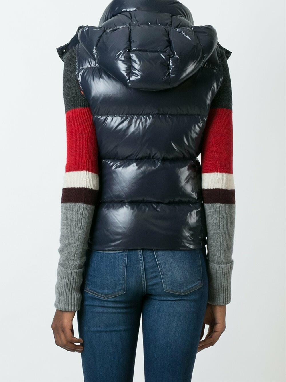 Navy blue hot sale moncler vest