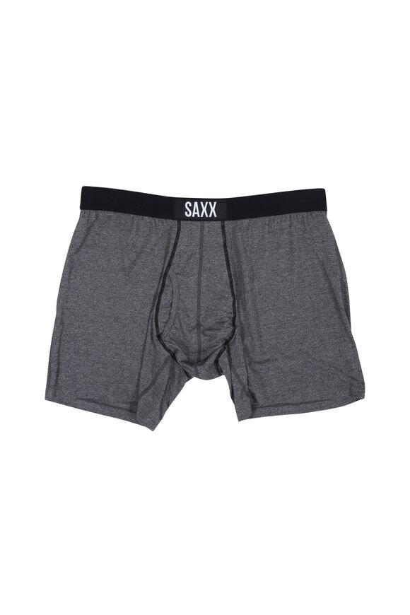 Saxx Underwear Ultra Gray Relaxed Fit Boxer Brief