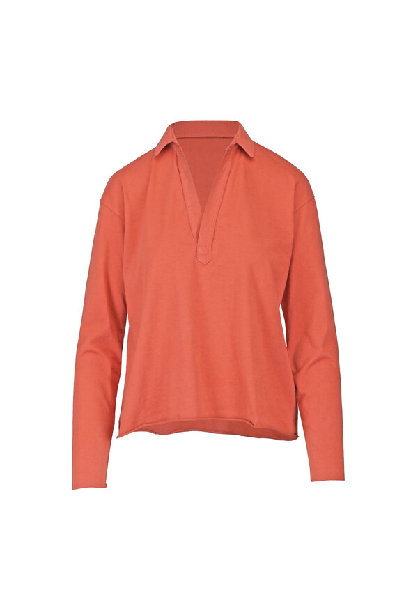 Frank & Eileen Patrick Clay Cotton Popover Henley - view 1