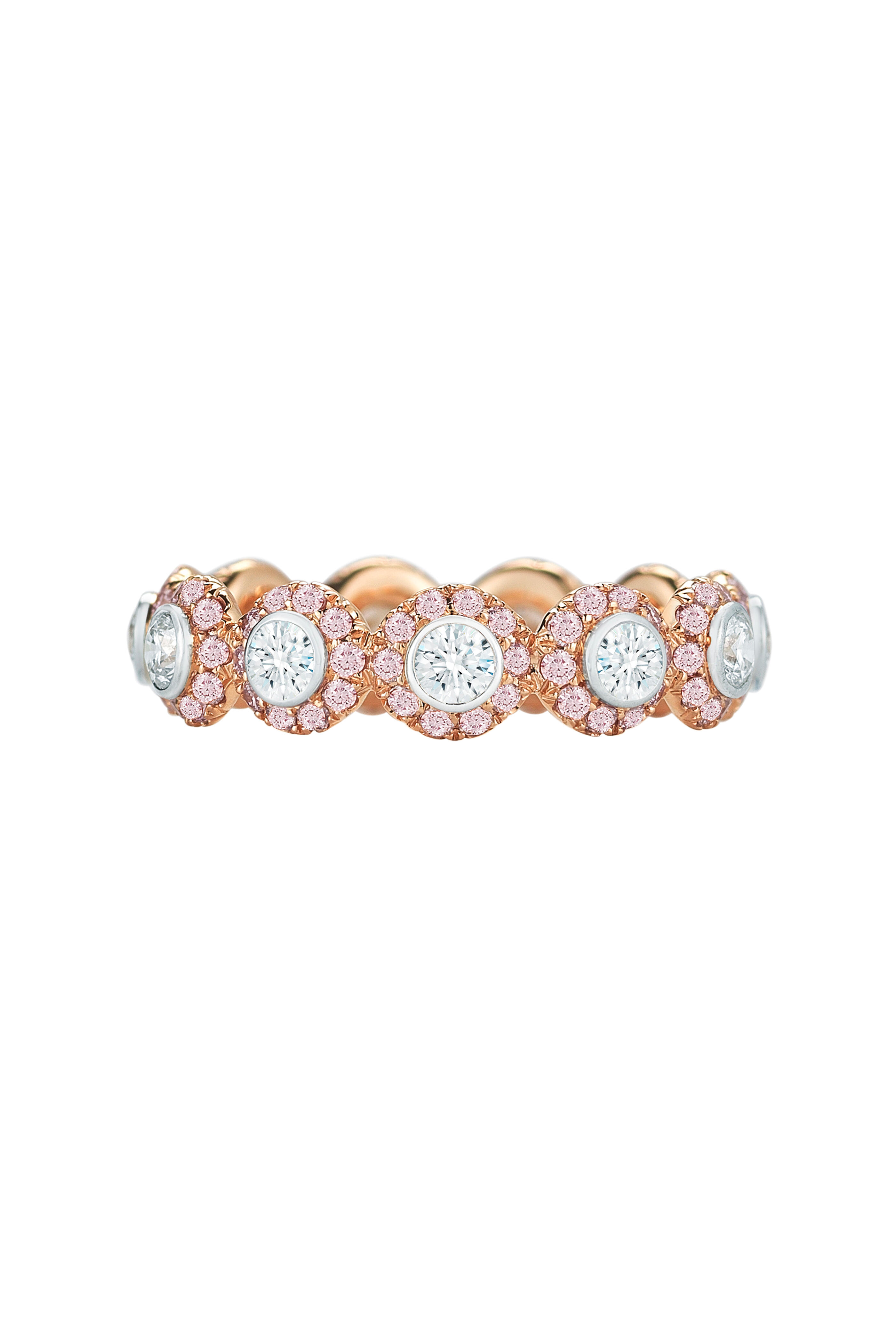 Kwiat - Silhouette Pink Gold & Platinum Diamond Ring
