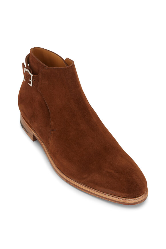 John Lobb - Newlyn Parisian Brown Suede Boot