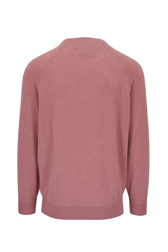 Brunello Cucinelli - Rose Cashmere Crewneck Sweater