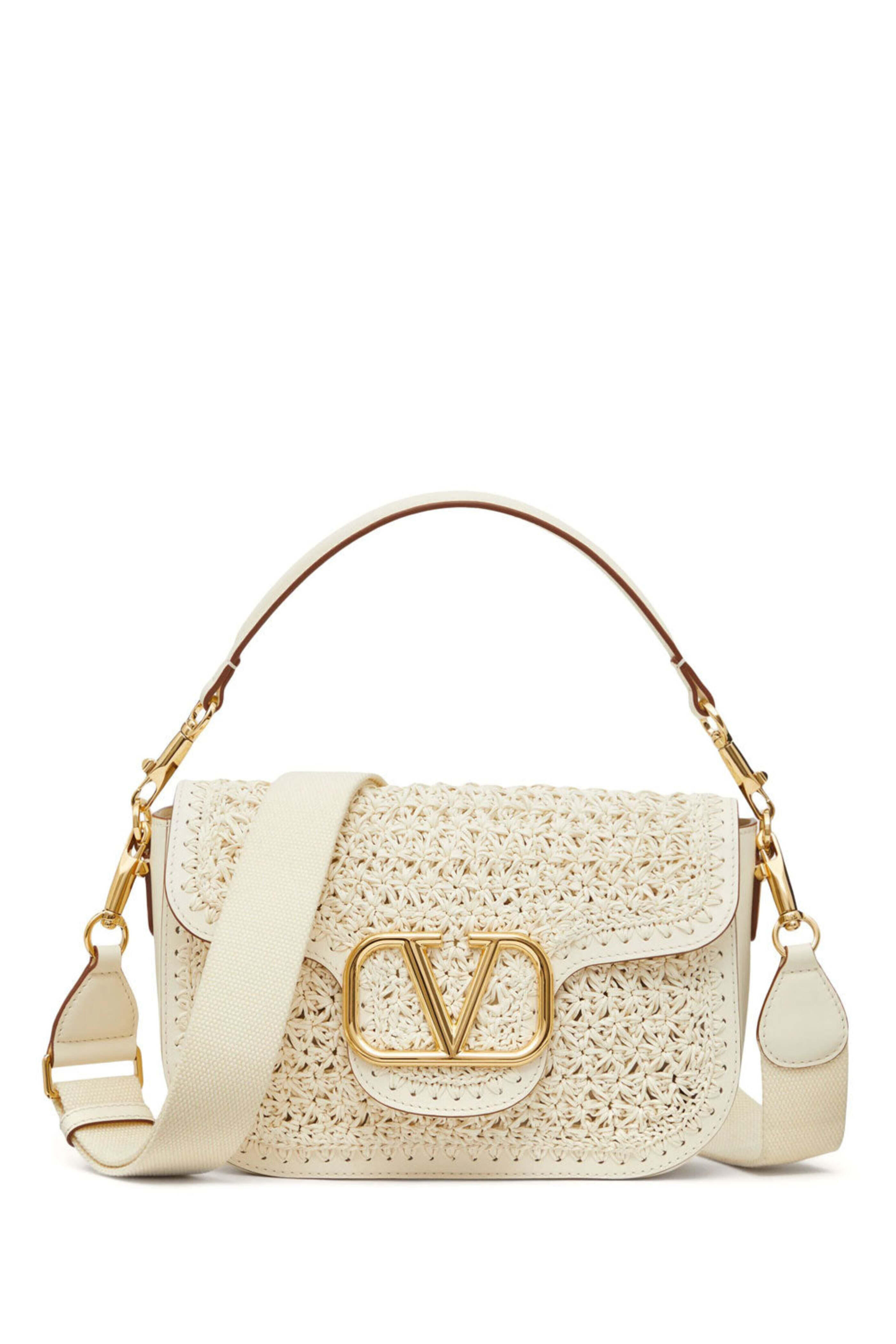 ショルダーバッグ・ポシェット Valentino Garavani Ivory Leather Alltime Shoulder Bag Valentino Garavani Alltime Leather Bag – Daniello.com