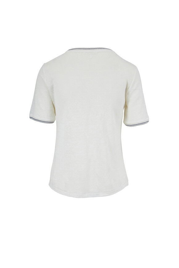 Rag & Bone - Molly White Linen T-Shirt