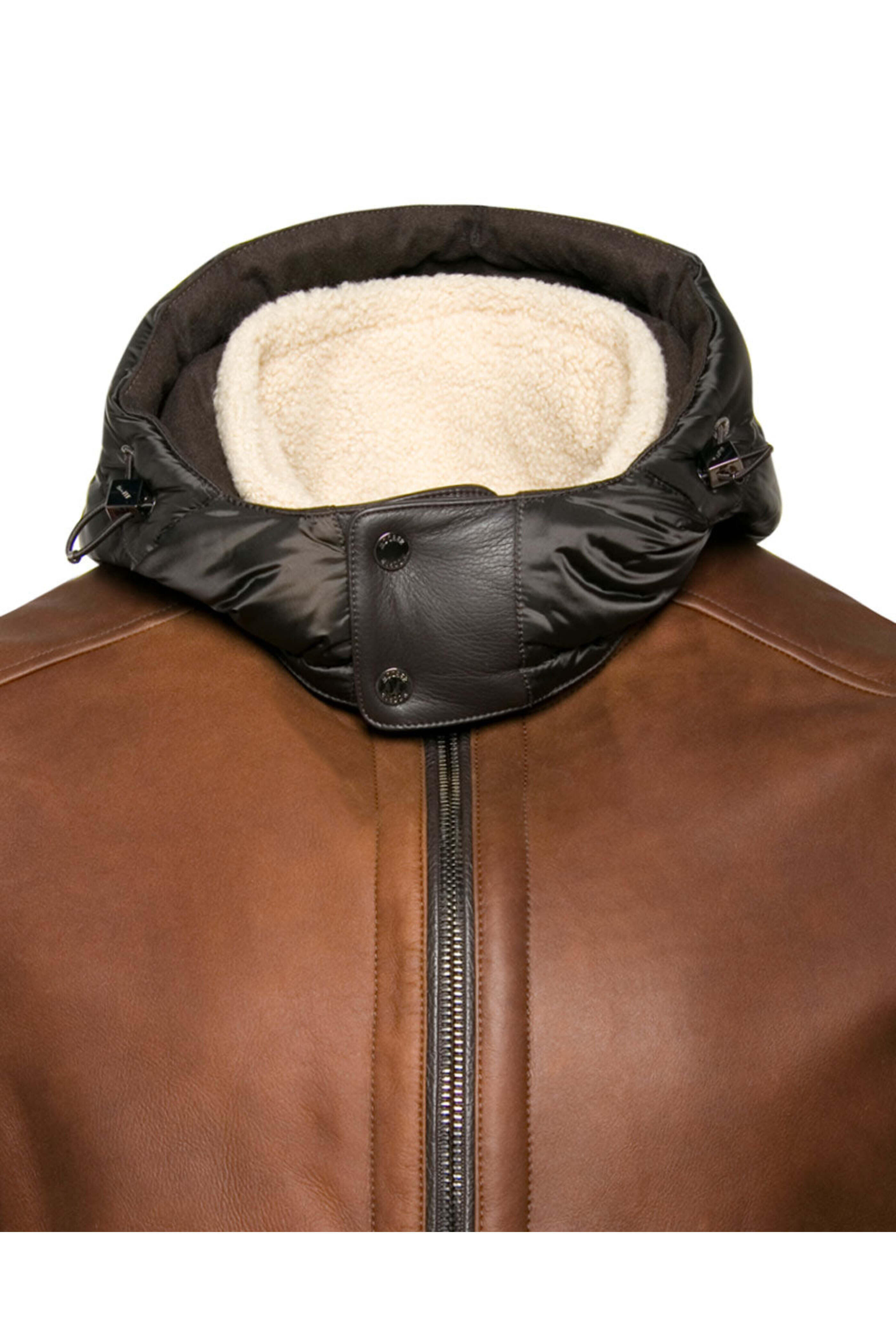 Moorer - Cognac Smith Bomber Jacket