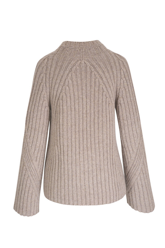 Khaite - Calvin Sepia Cashmere Sweater 