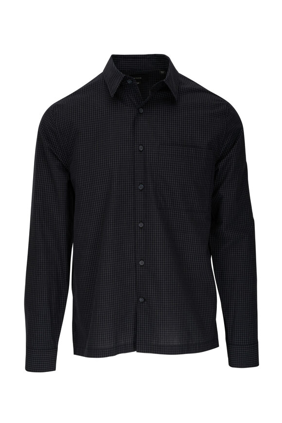 Vince - Silverstone Coastal Windowpane Plaid Sport Shirt 