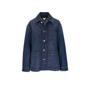 BOTTEGA VENETA カジュアルジャケット 紺x青 4103924Y0045 Bottega Veneta - Original Mid Blue Medium Wash Denim Jacket