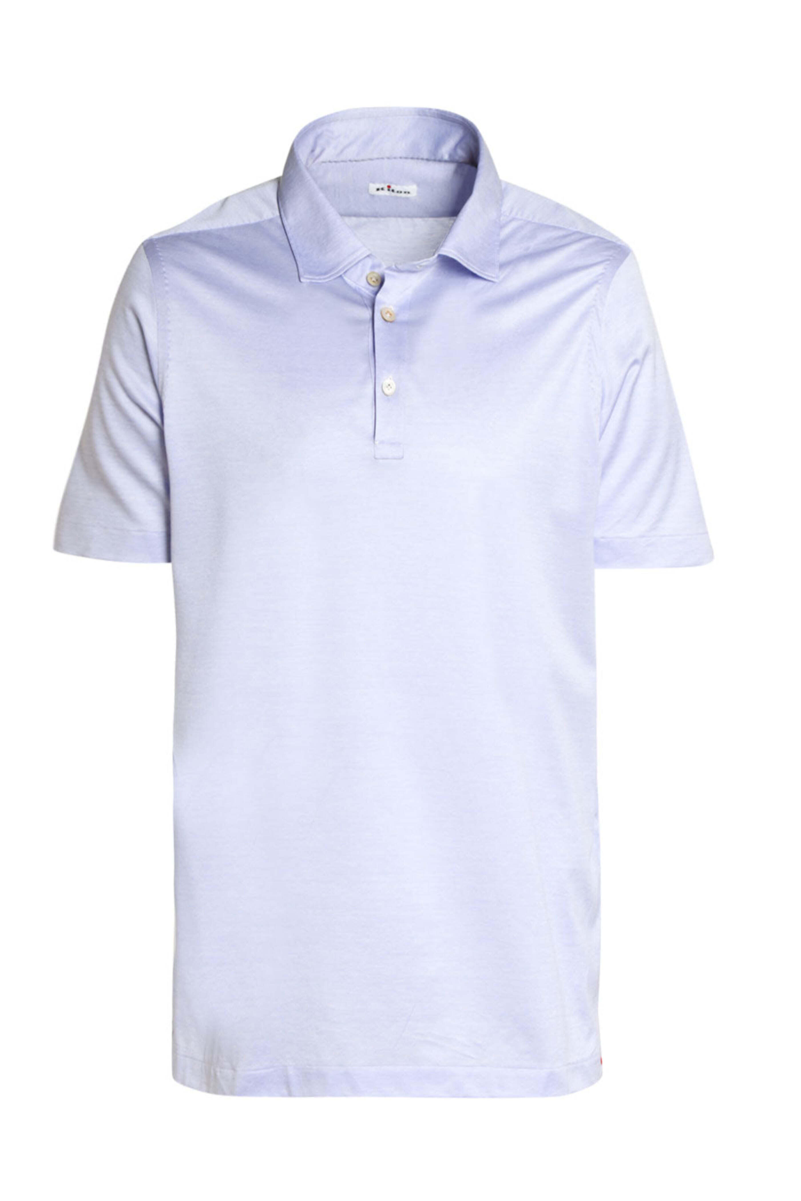 Kiton - Light Purple Positano Cotton Short Sleeve Polo