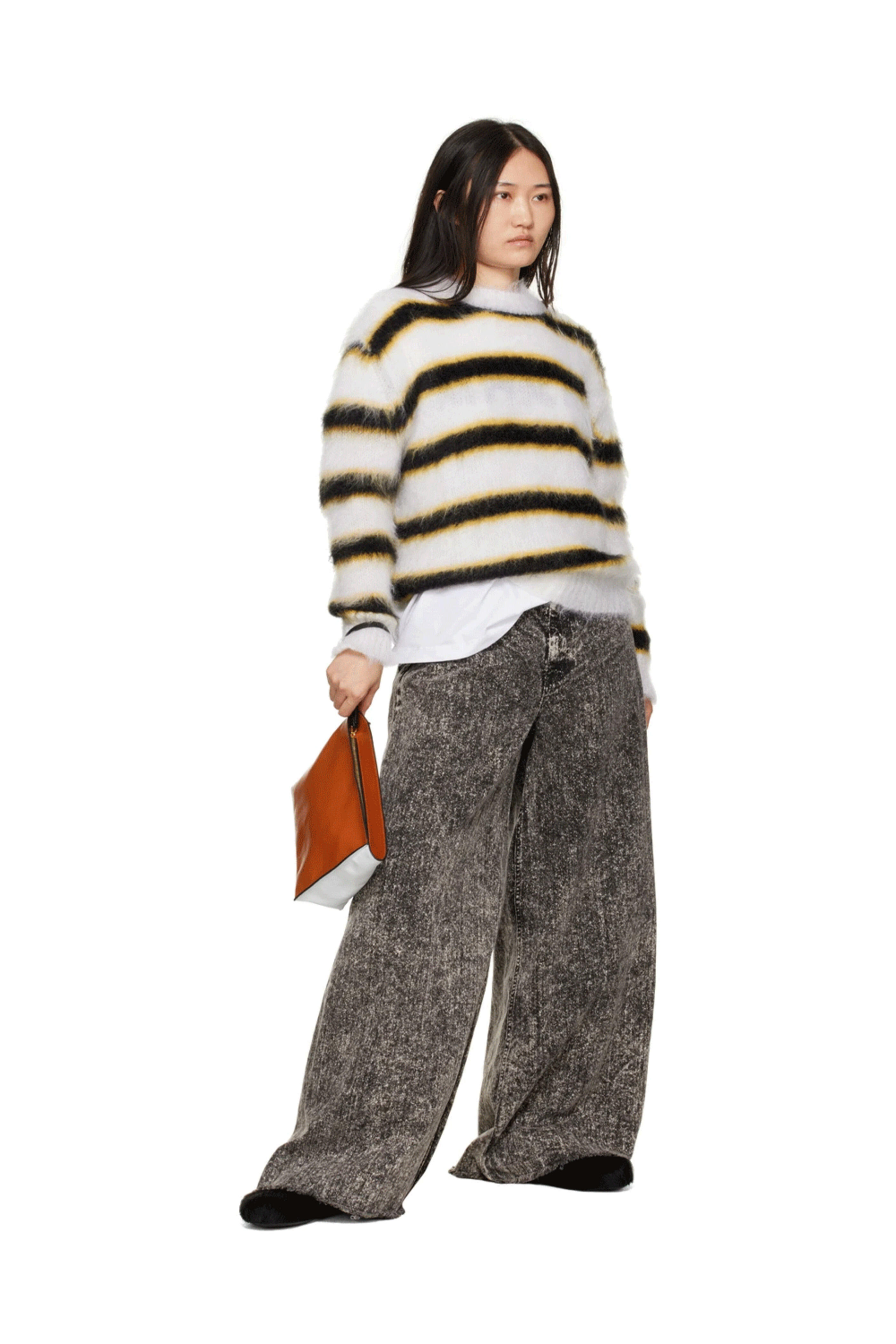 Marni - Museo Soft Clutch in Tan