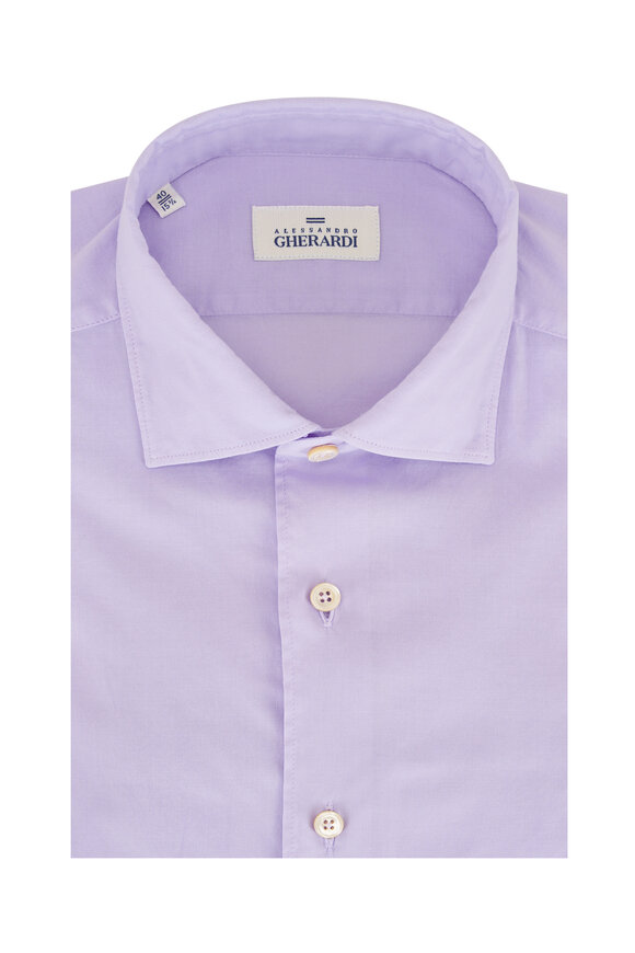 Alessandro Gherardi Lilac Super Soft Dress Shirt