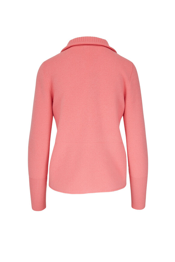 Akris - Alpine Pink Knit Cardigan