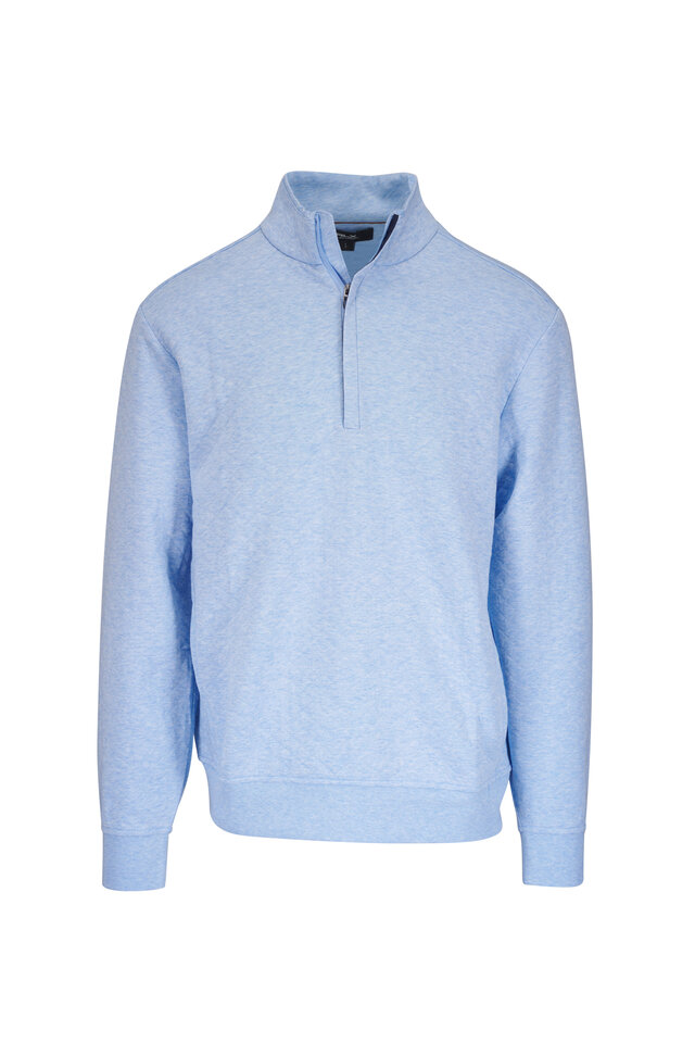 RLX Ralph Lauren - Blue Quilted Quarter Zip Pullover