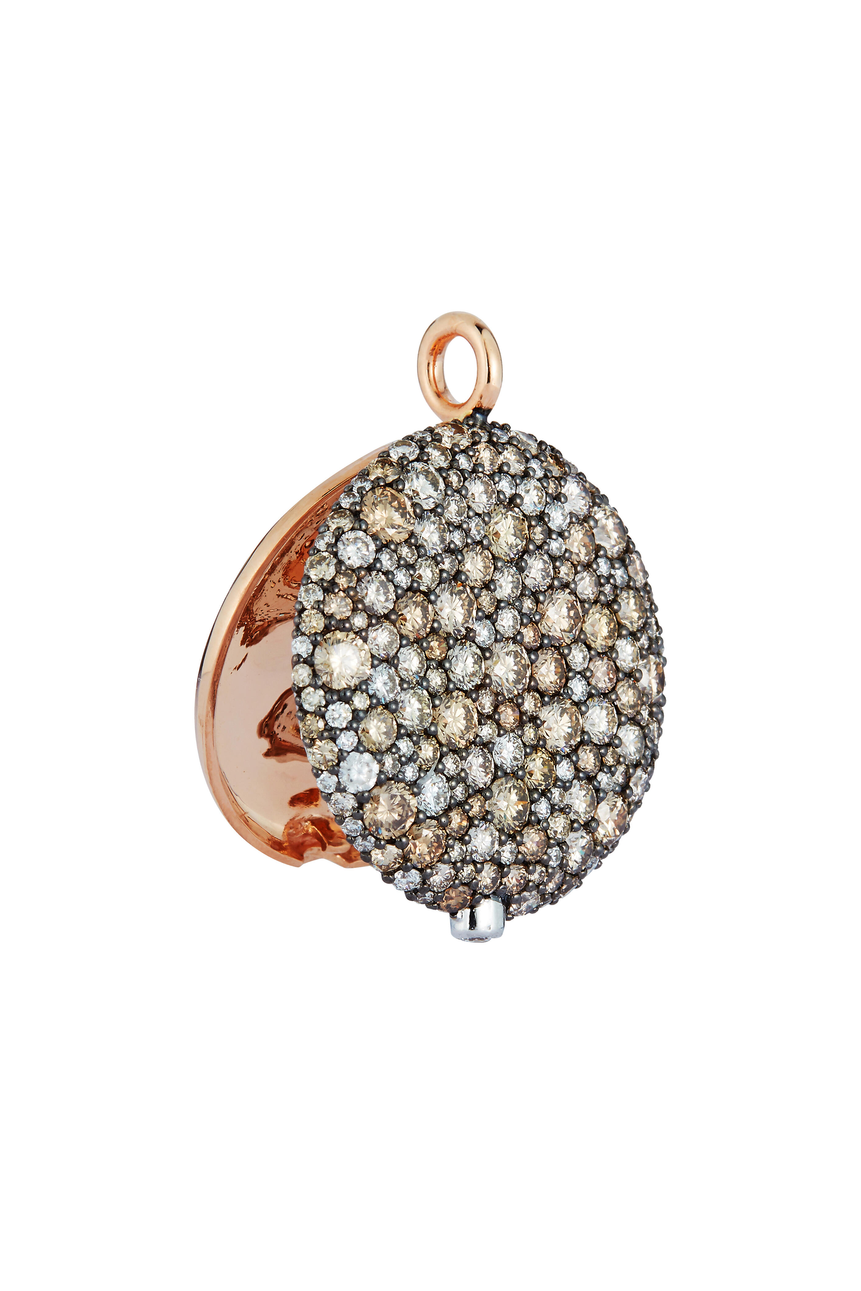 Walters Faith - OC x WF Large Champagne Diamond Pebble Locket