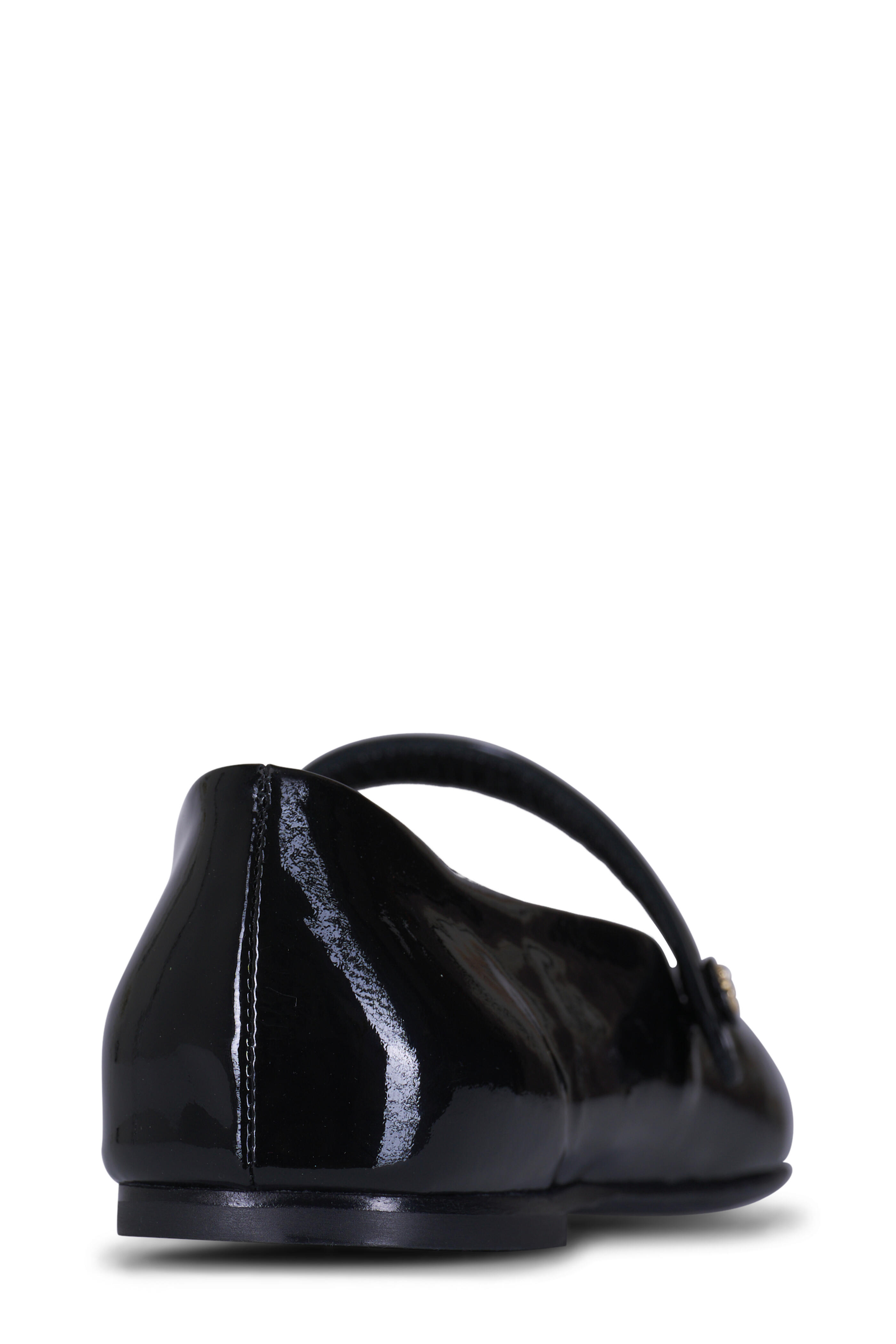 Dorothee Schumacher - Glossy Shine Mary Jane Black Ballerina Flat