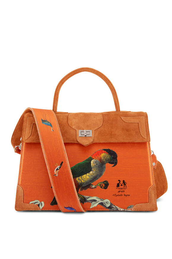 Marquise Paris - Orange Parrot Top Handle Bag