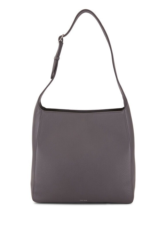 The Row Piper Charcoal Leather Shoulder Bag - view 1
