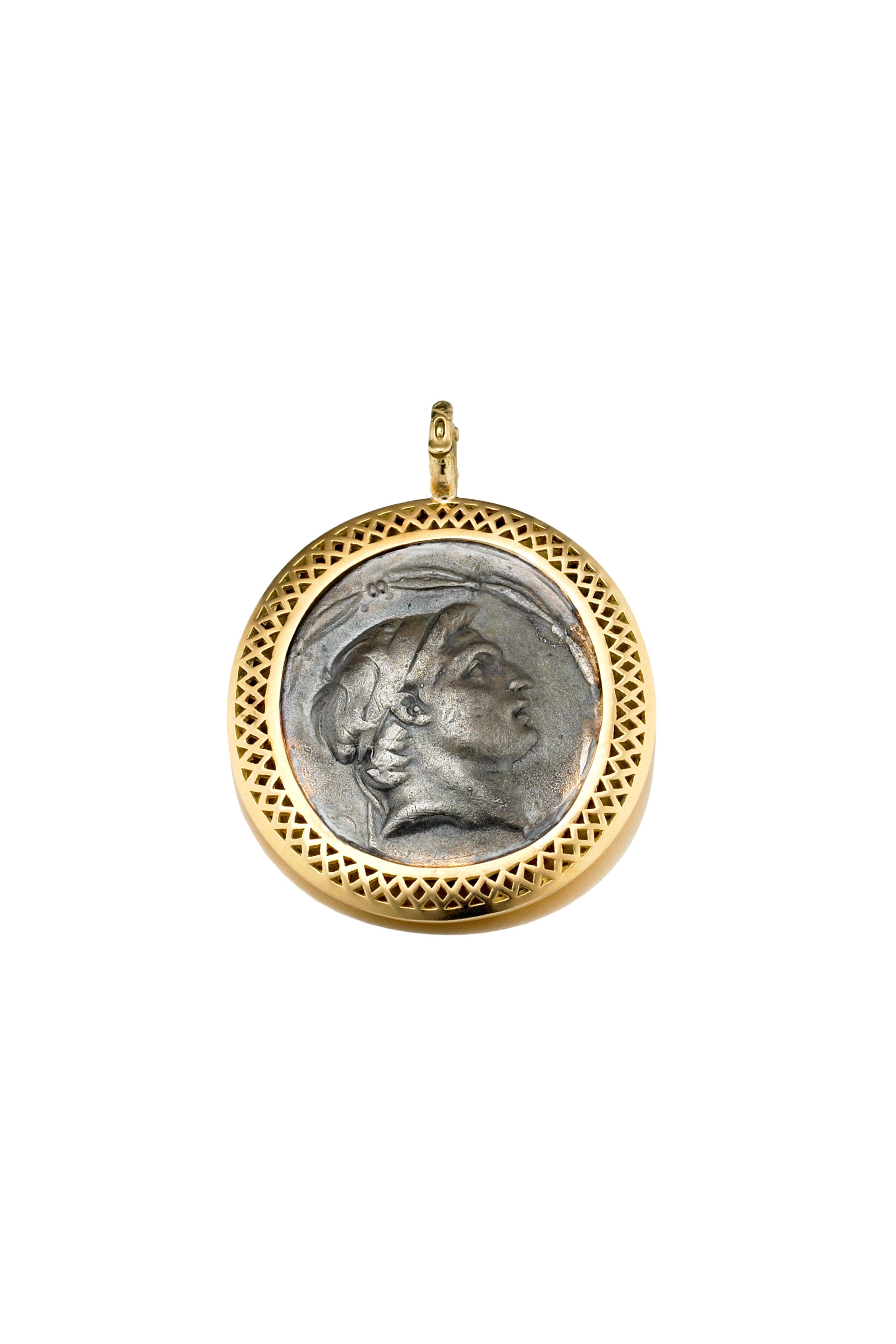 Ray Griffiths - 18K Yellow Gold Syrian Vintage Coin Pendant