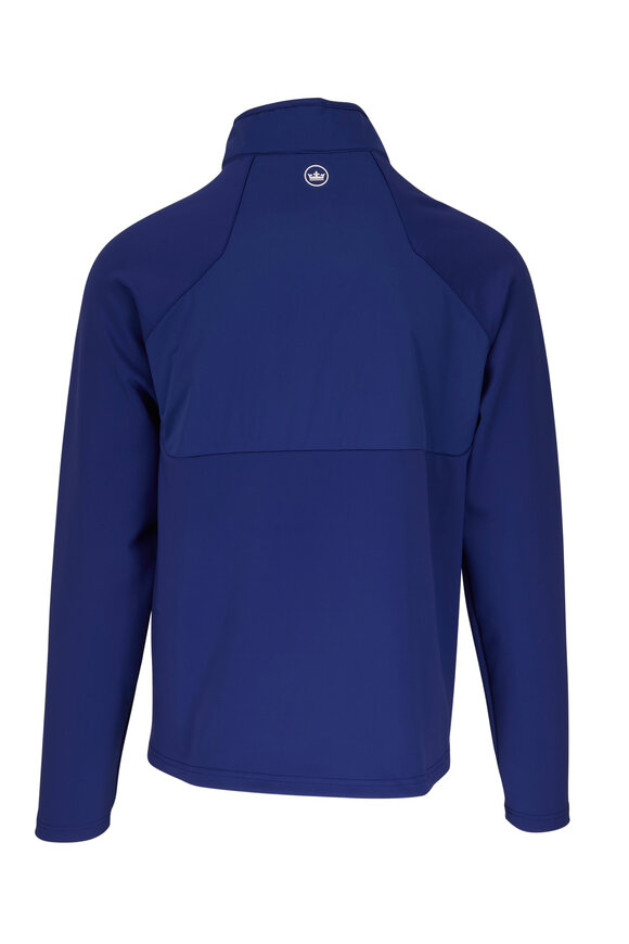 Peter Millar - Crown Sport Weld Navy Quarter Zip Pullover