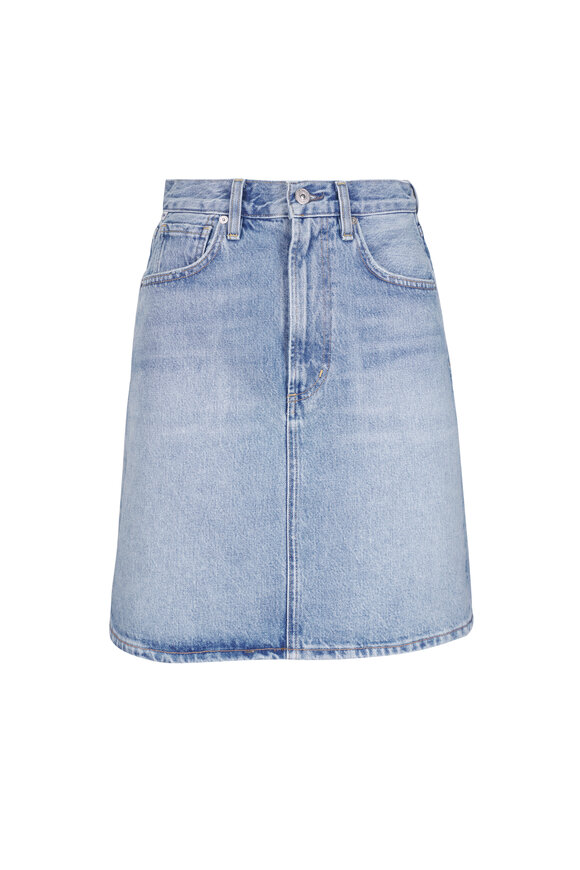 Citizens of Humanity Etta Coquette Wash Denim Pencil Skirt