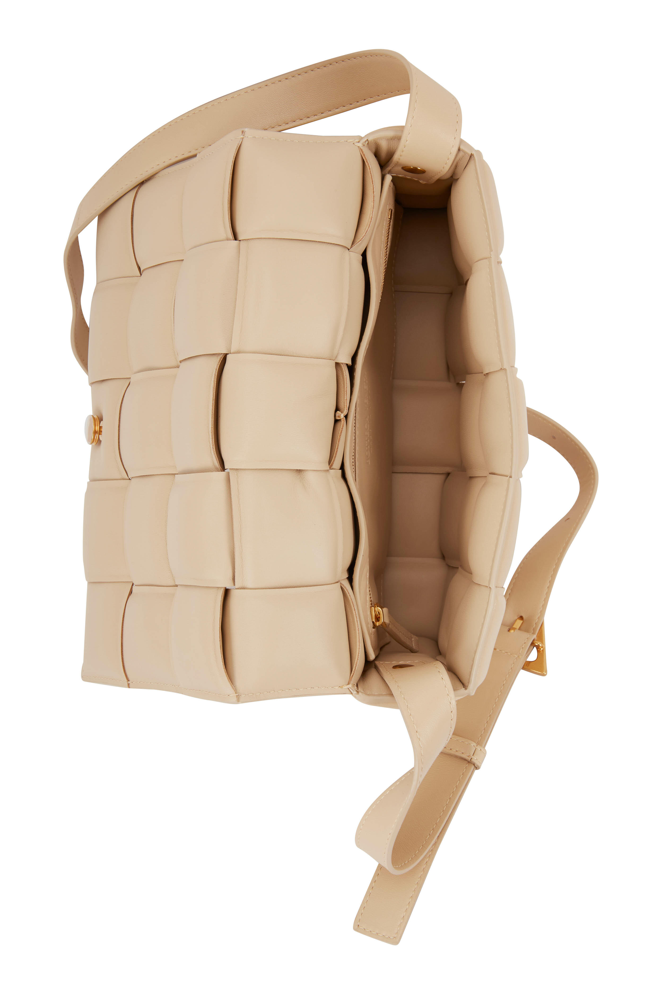 Bottega Veneta - Cassette Porridge Padded Woven Leather Bag