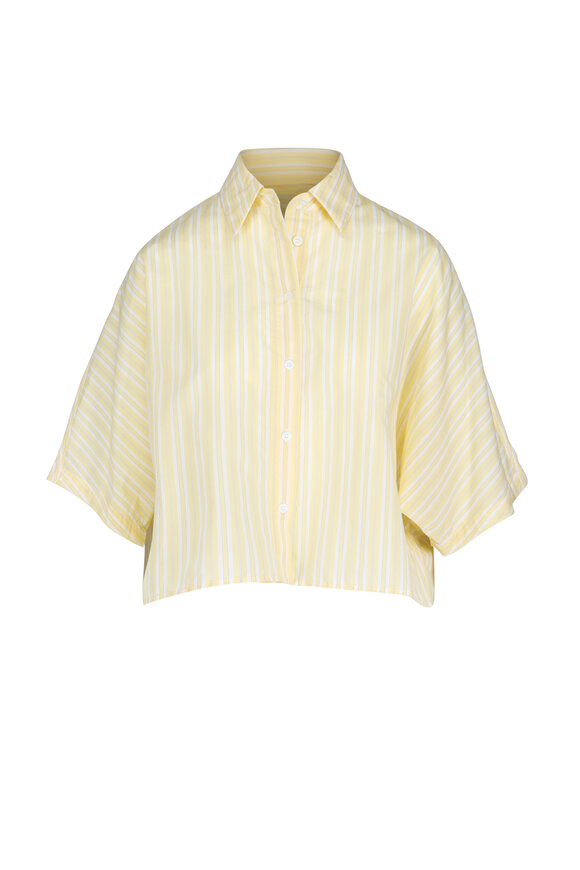 Agolde Merrin Lemon Button-Up Shirt