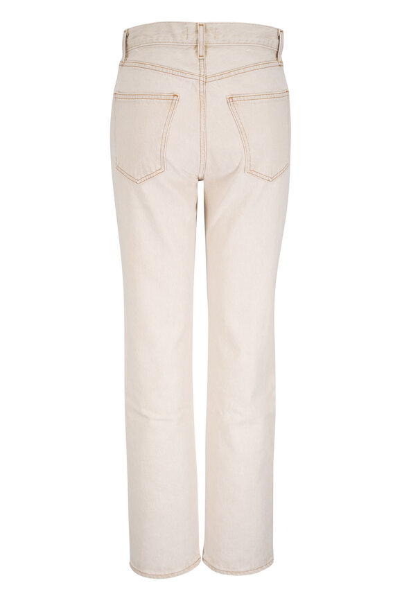 Agolde Lana Arena Beige Straight Leg Jean - view 3