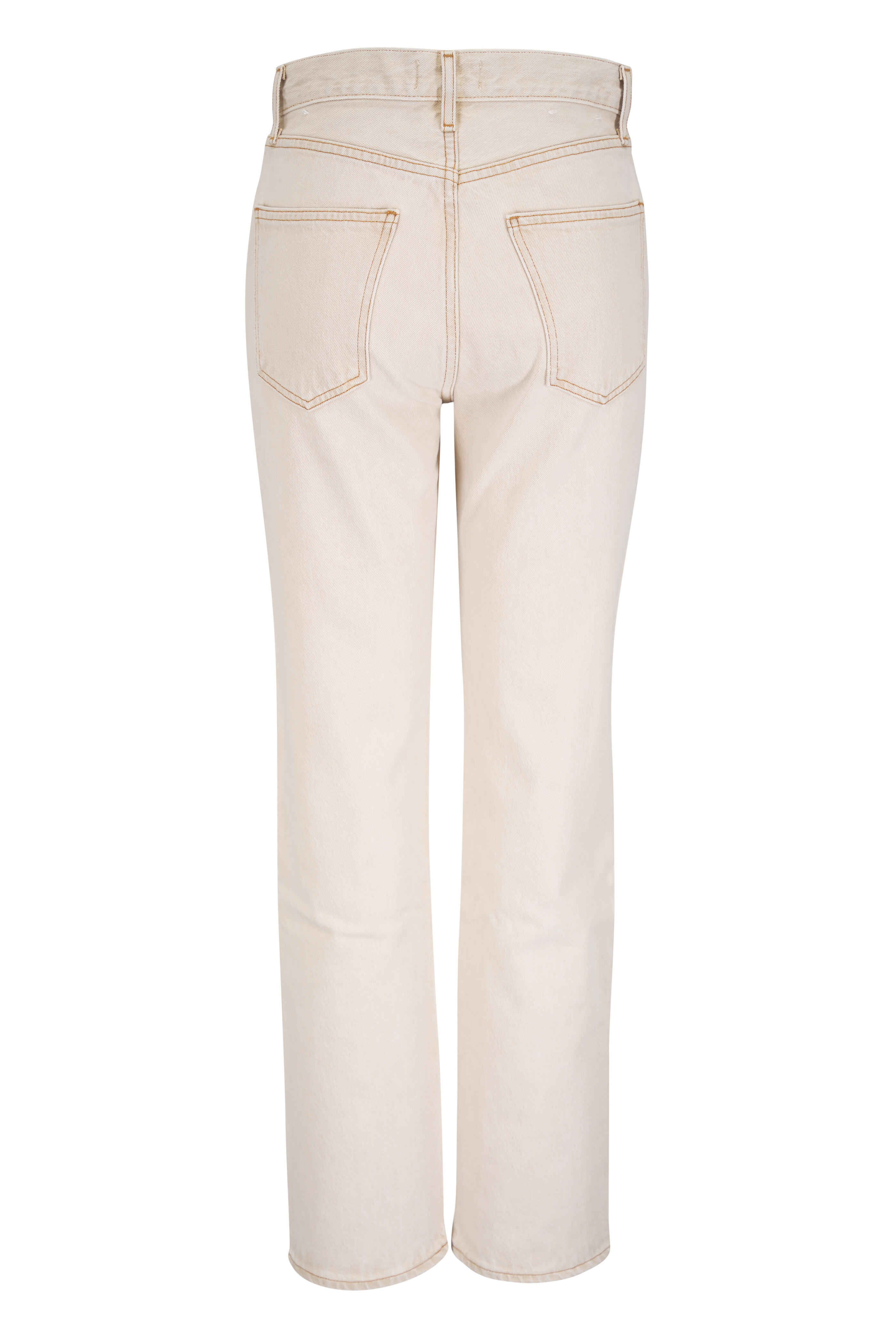 Agolde - Lana Arena Beige Straight Leg Jean - view 3