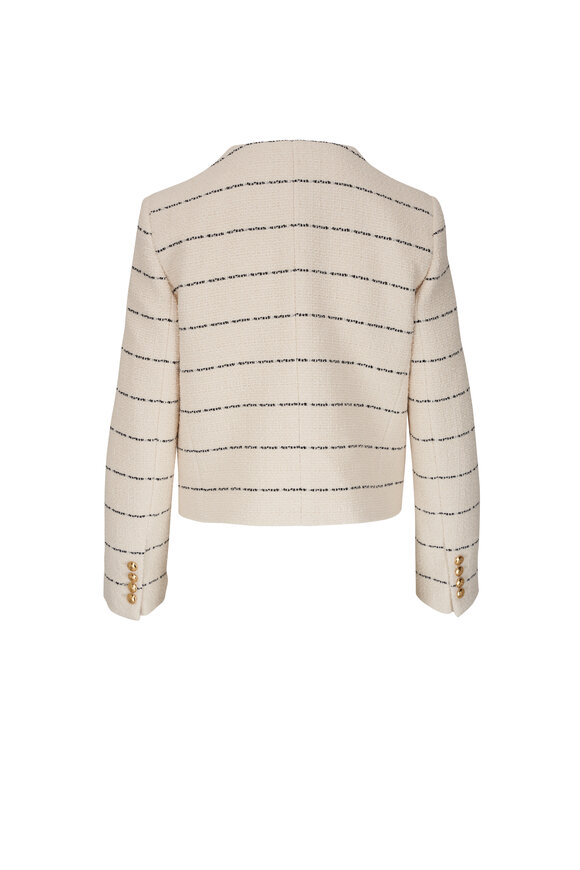 Nili Lotan - Paige Black & Ivory Stripe Jacket 