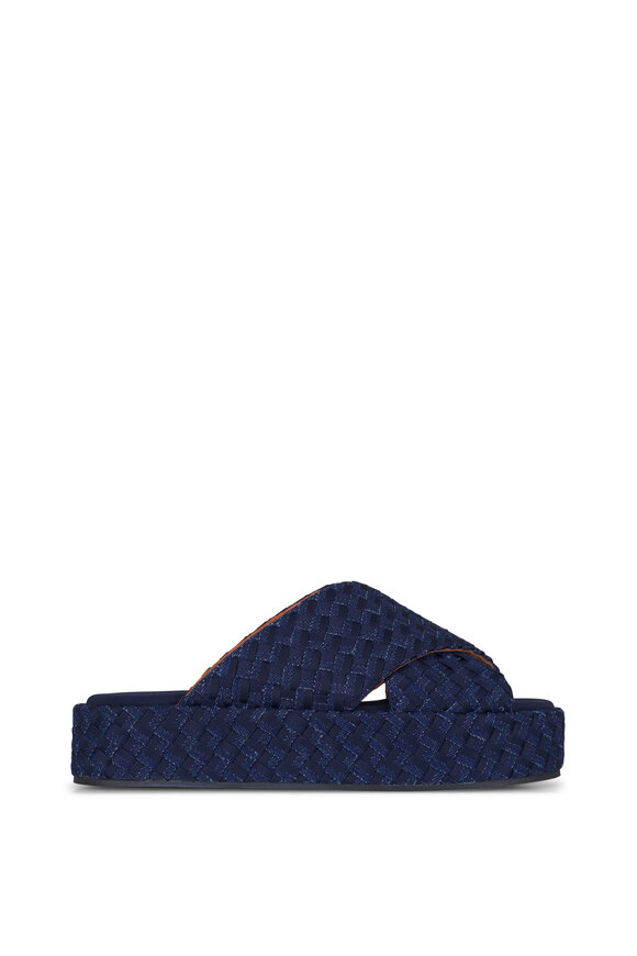 Naghedi Laguna Indigo Double Weave Platform - view 3
