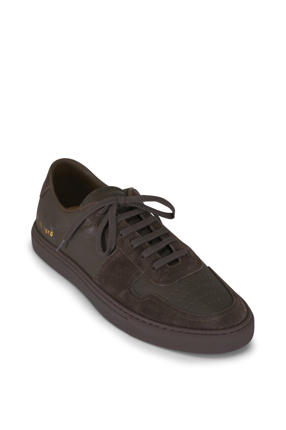 Common Projects BBall Duo Olive Leather & Suede Low Top Sneaker - view 1