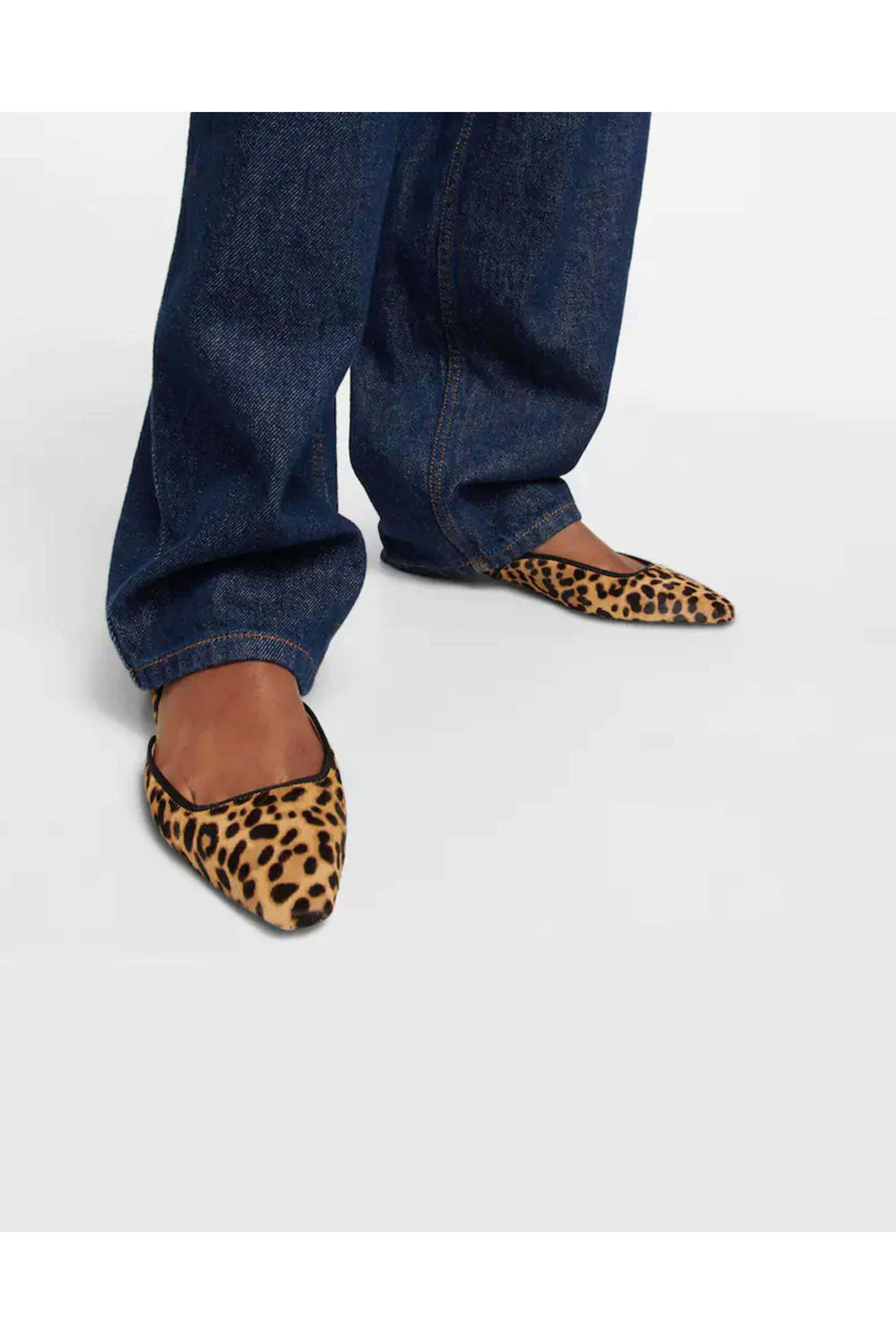 Aquazzura - Maia Flat in Leopard