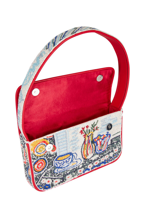 Staud Tommy Beaded Teatime Shoulder Bag - view 4