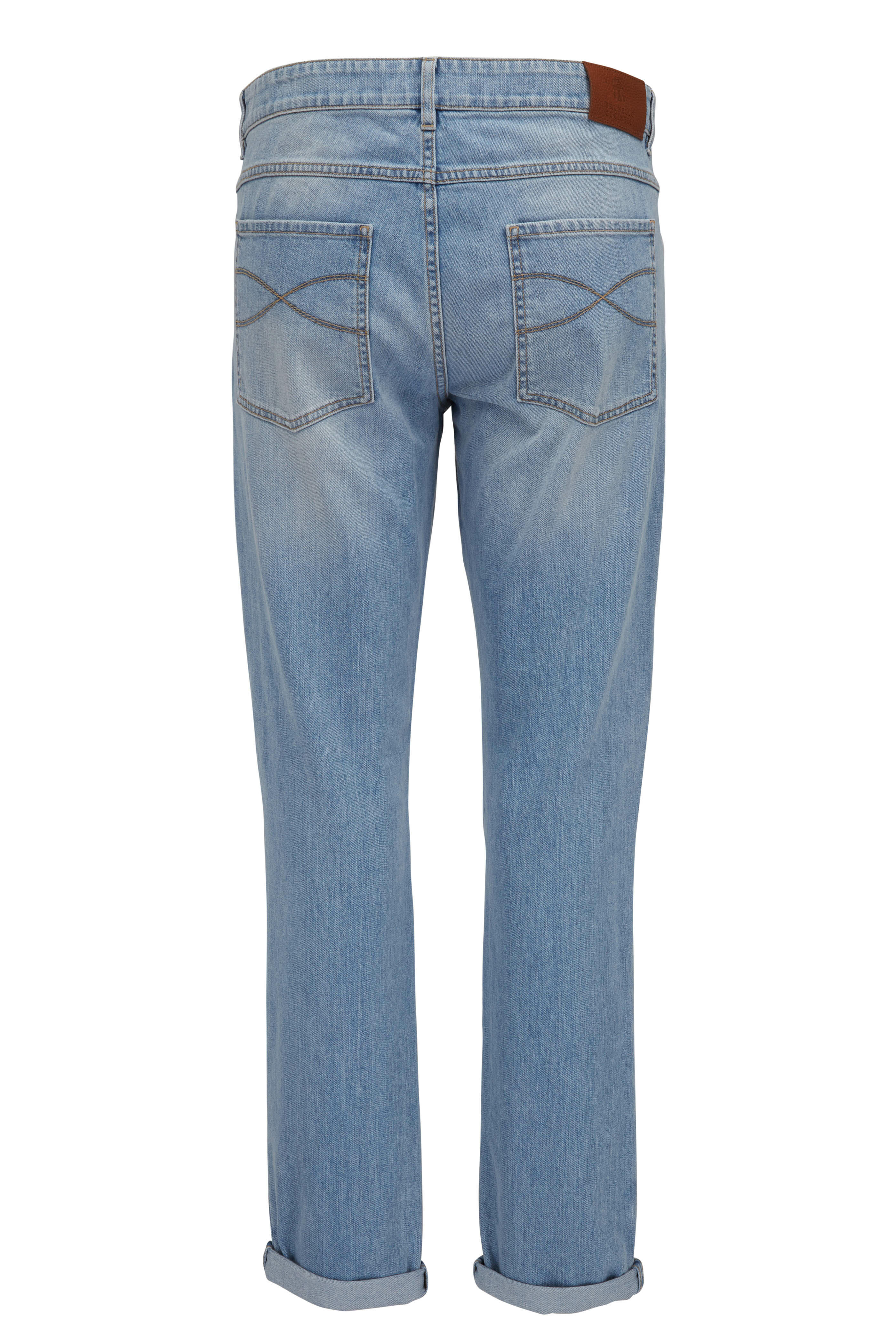 Brunello Cucinelli - Light Wash Skinny Fit Jean | Mitchell