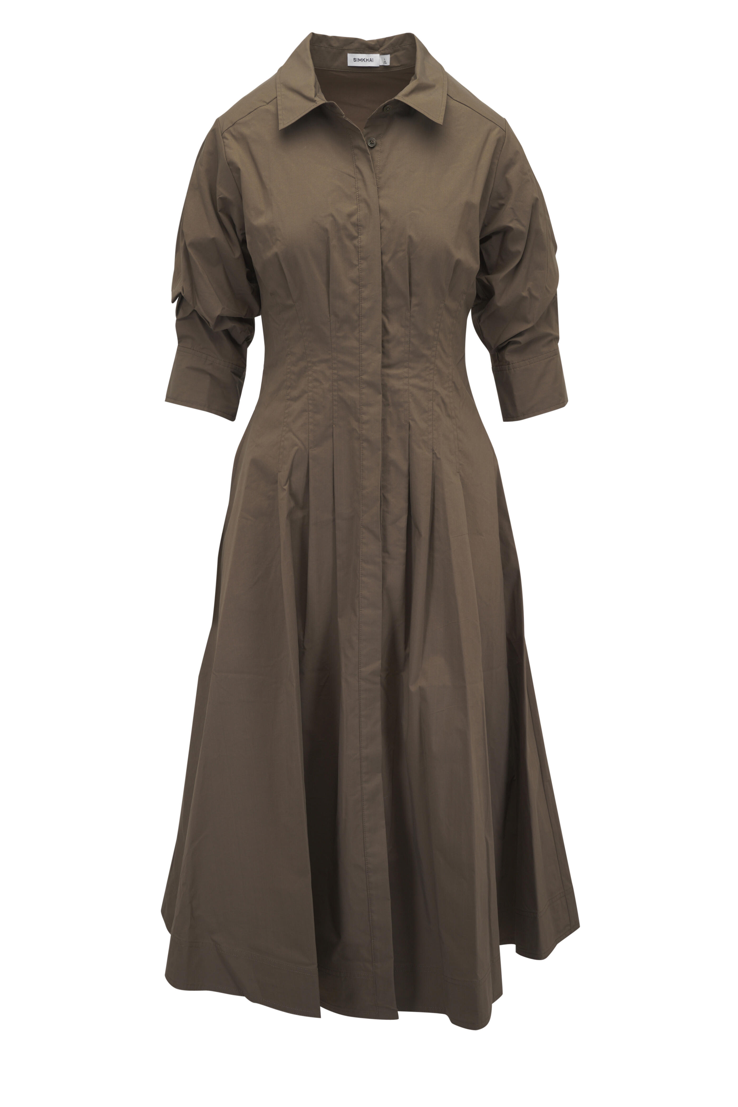 Simkhai - Jazz Faded Olive Midi Dress