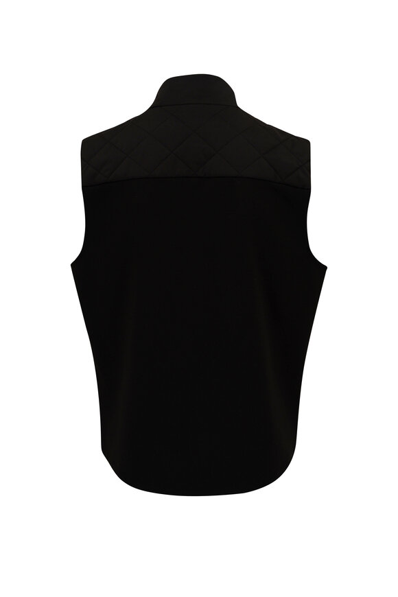 Patrick Assaraf - Black Quilted Vest