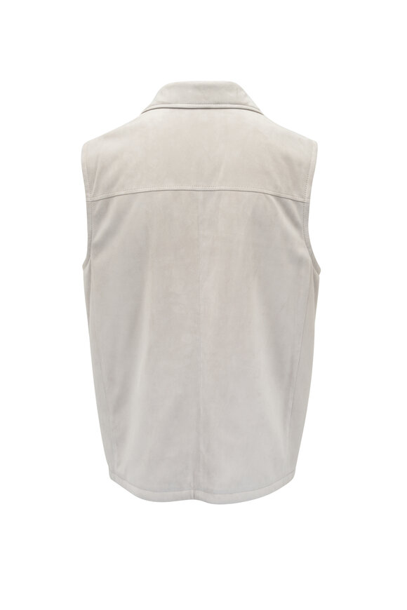 Brunello Cucinelli - Beige Suede Vest