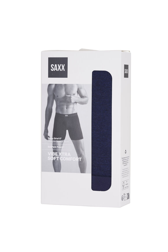 Saxx Underwear Vibe Xtra Navy Boxer Brief