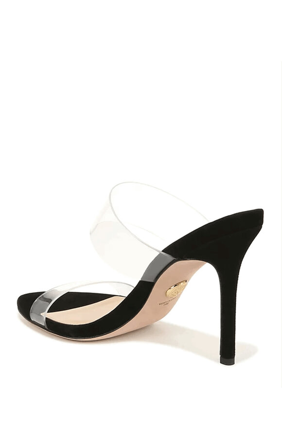 Veronica Beard Asha Black Sandal, 100mm - view 3