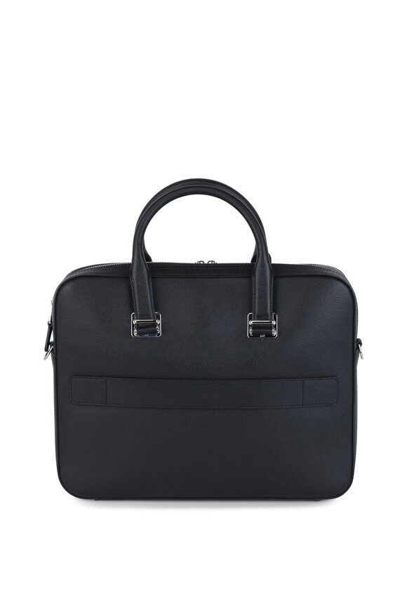 Dunhill - Cadogan Black Leather Double Document Case 