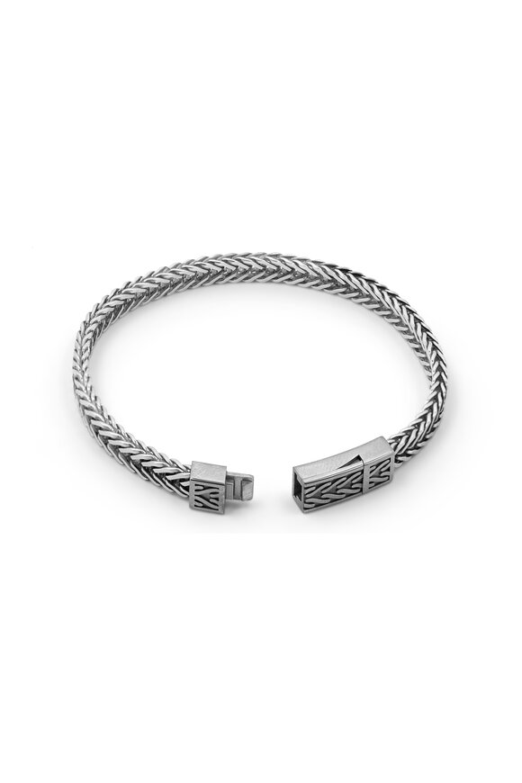 Tateossian - Coda Di Volpe Sterling Silver Bracelet