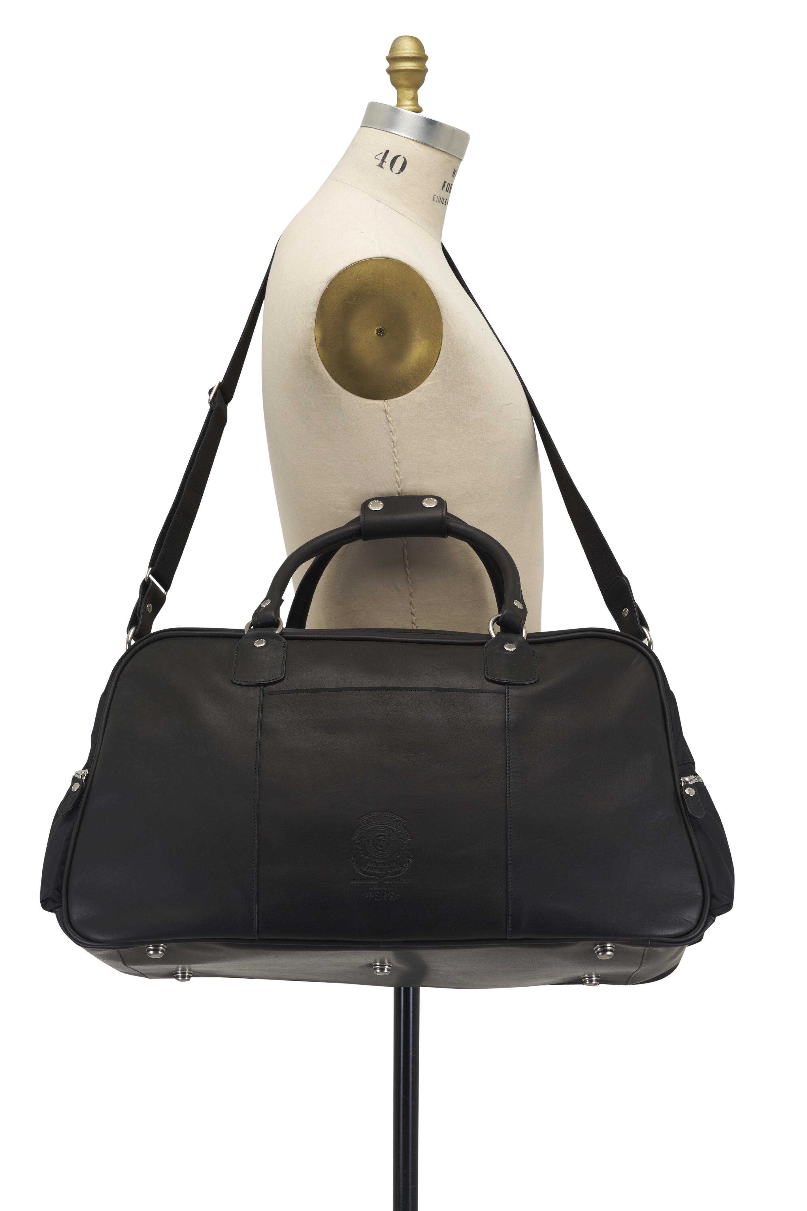 Ghurka - Lenox 298 Black Duffle Bag