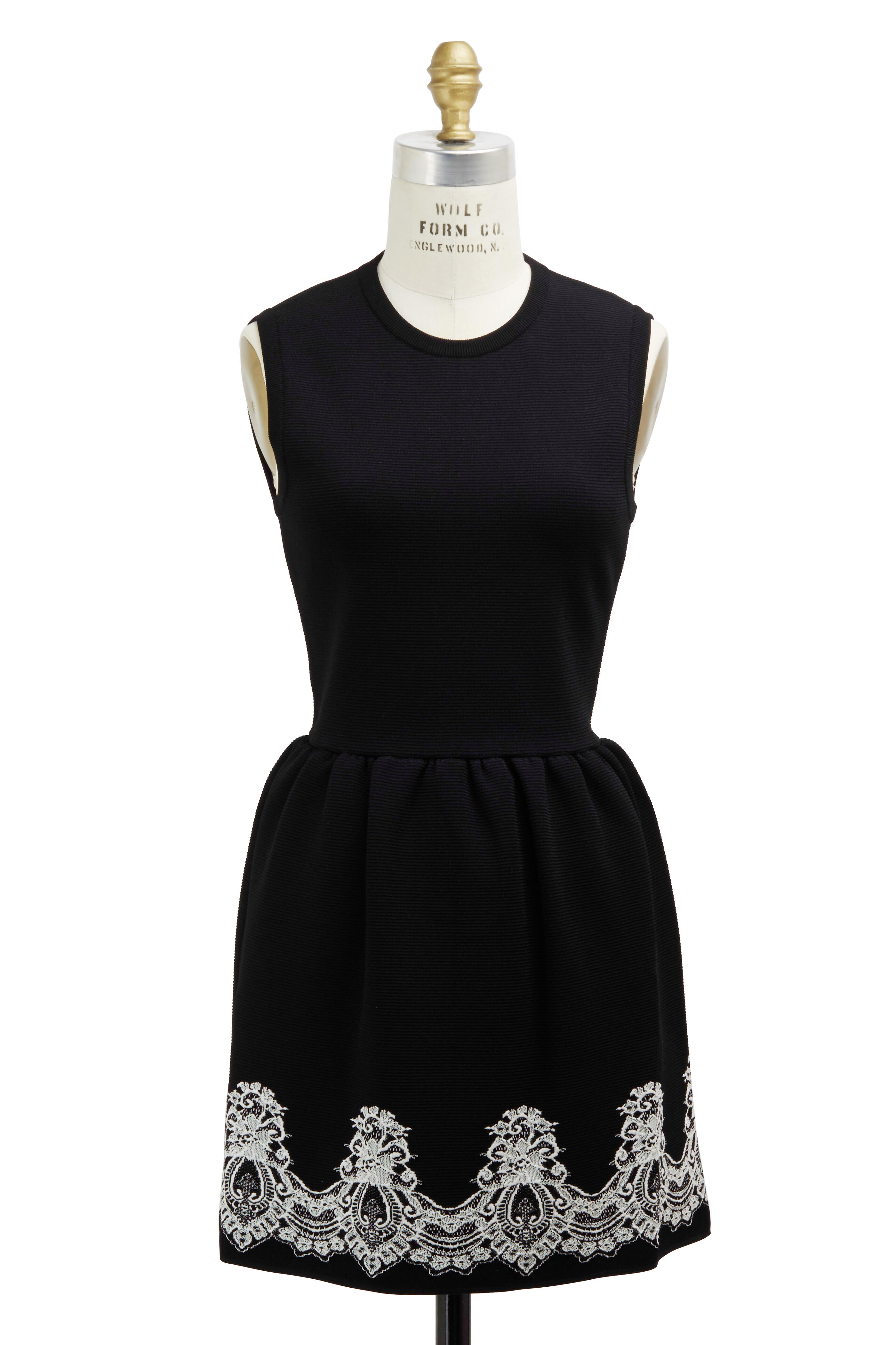Valentino - Black Viscose & Polyester Dress | Mitchell Stores Valentino - Black Viscose & Polyester Dress | Mitchell Stores