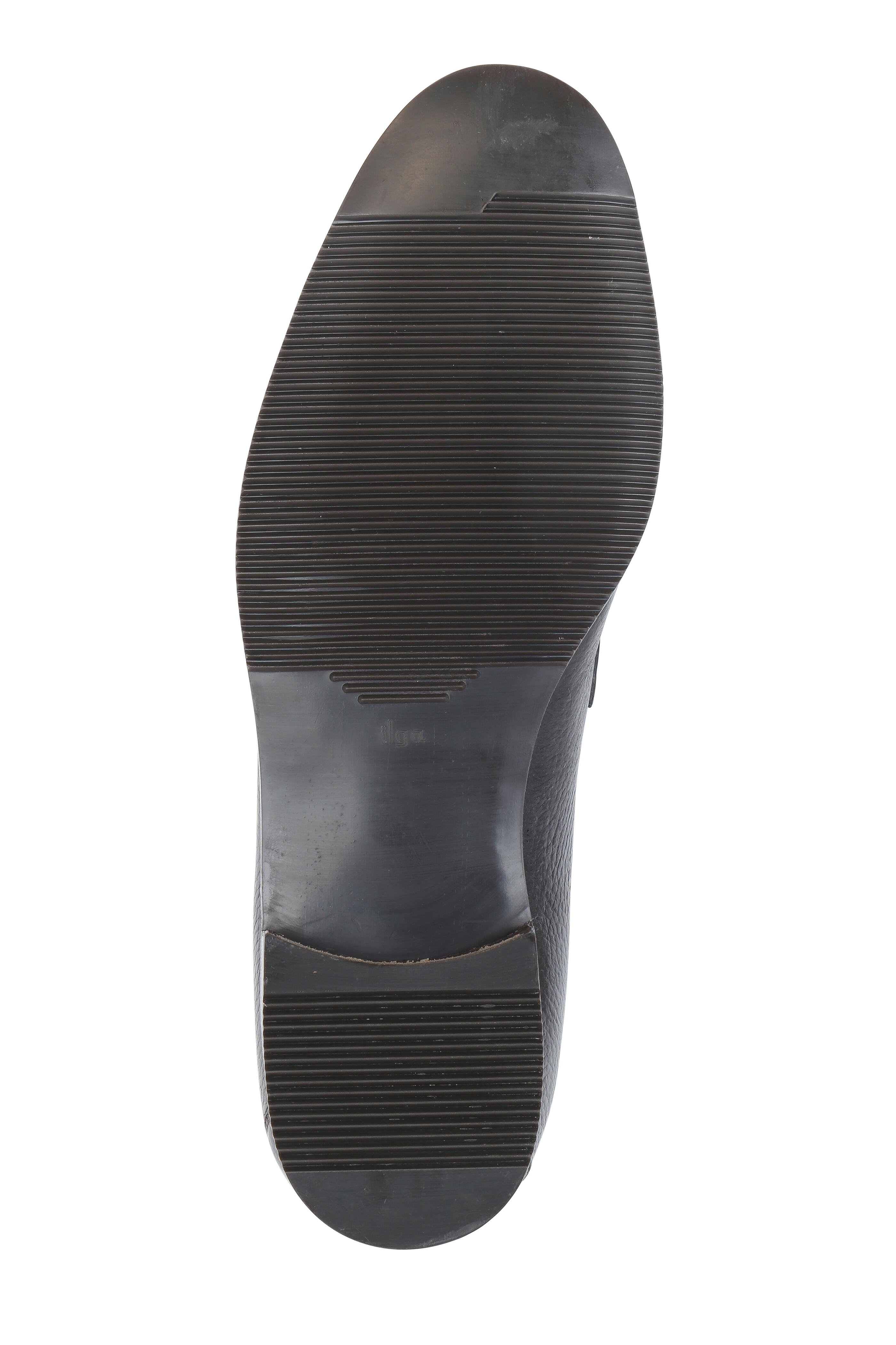 Gravati - Dark Brown Grained Leather Penny Loafer