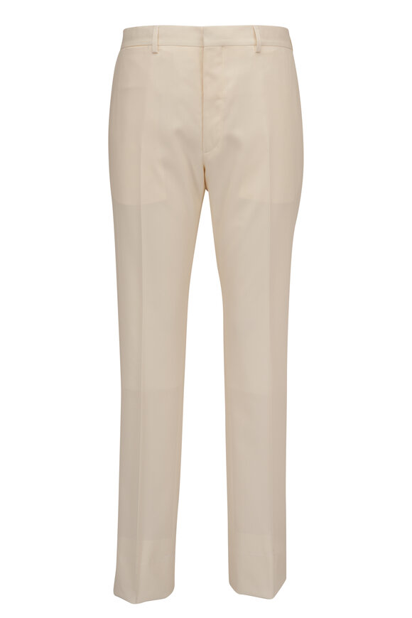 Ralph Lauren Purple Label - Chic Cream Wool Pant